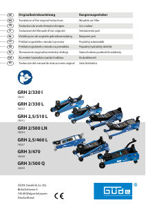 Manuale Güde GRH 2.5/460 L Cric