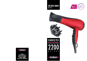 Manual Küken 32661 Secador de cabelo