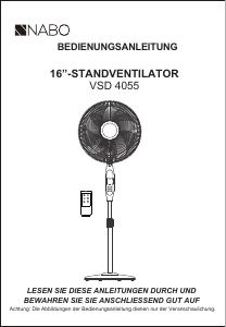 Bedienungsanleitung NABO VSD 4055 Ventilator