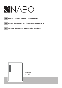 Handleiding NABO KI 1232 Vriezer