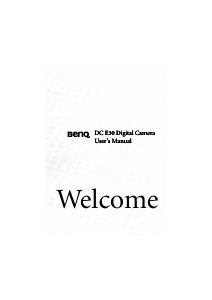 Handleiding BenQ DC E30 Digitale camera