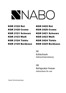 Manual NABO KGR 2124 Fridge-Freezer