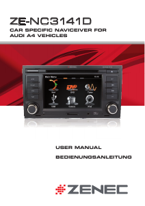 Handleiding Zenec ZE-NC3141D (for Audi) Navigatiesysteem