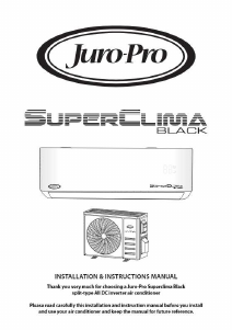 Handleiding Juro-Pro SuperClima Black 18K Airconditioner