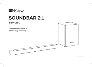Bedienungsanleitung NABO SBW 250 Heimkinosystem