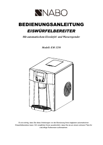 Bedienungsanleitung NABO EM 1250 Eiswürfelbereiter