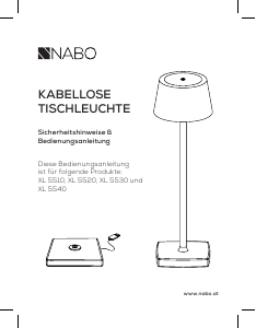 Bedienungsanleitung NABO XL 5540 Leuchte