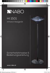 Bedienungsanleitung NABO HI 1501 Terrassenheizer
