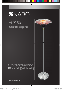 Bedienungsanleitung NABO HI 2150 Terrassenheizer