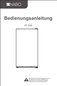 Bedienungsanleitung NABO KT 1100 Kühlschrank