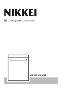 Manuale Nikkei VNDW12 Lavastoviglie