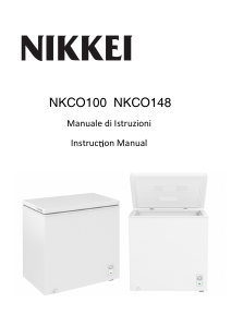 Manuale Nikkei NKCO148 Congelatore