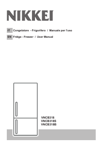Manual Nikkei VNCB318 Fridge-Freezer