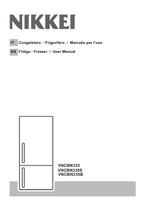 Manual Nikkei VNCBN335S Fridge-Freezer