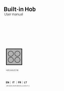 Manuale BEKO HIZG 64120 SB Piano cottura