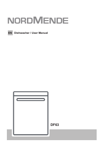 Manual Nordmende DF63 Dishwasher
