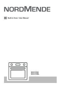 Handleiding Nordmende SOC315BL Oven