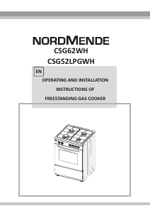 Bedienungsanleitung Nordmende CSG62WH Herd