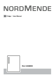 Manual Nordmende RUL123NMWH Refrigerator