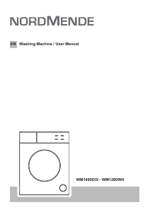 Manual Nordmende WM1280WH Washing Machine