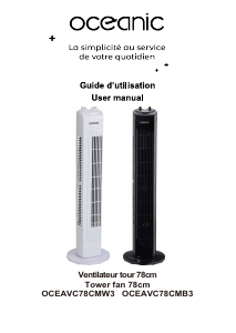 Handleiding Oceanic OCEAVC78CMW3 Ventilator