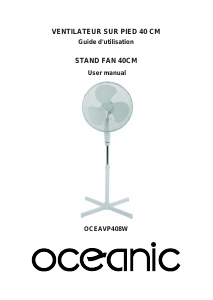 Manual Oceanic OCEAVP408W Fan