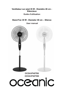 Manual Oceanic OCEAVP40TW0 Fan