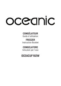 Handleiding Oceanic OCEACUF102W Vriezer