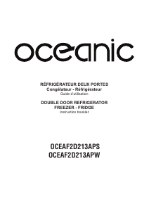 Mode d’emploi Oceanic OCEAF2D213APW Réfrigérateur combiné