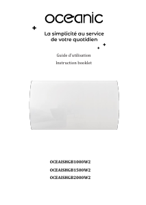 Mode d’emploi Oceanic OCEAISHGB1500W2 Chauffage