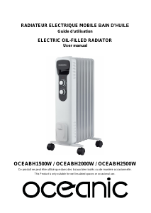 Handleiding Oceanic OCEABH1500W Kachel