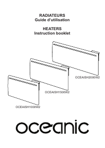 Mode d’emploi Oceanic OCEAISH1500W2 Chauffage