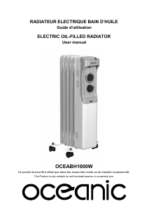 Mode d’emploi Oceanic OCEABH1000W Chauffage