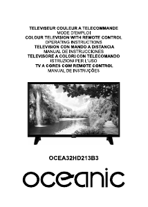 Mode d’emploi Oceanic OCEA32HD213B3 Téléviseur LED