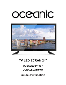 Mode d’emploi Oceanic OCEALED2419B7 Téléviseur LED