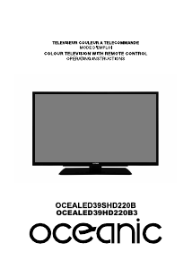 Mode d’emploi Oceanic OCEALED39HD220B3 Téléviseur LED