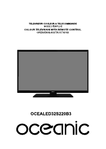 Mode d’emploi Oceanic OCEALED32S220B3 Téléviseur LED