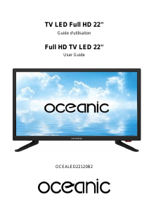 Mode d’emploi Oceanic OCEALED22120B2 Téléviseur LED