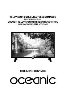 Mode d’emploi Oceanic OCEA32SFHD212B3 Téléviseur LED