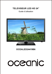 Mode d’emploi Oceanic OCEALED24419B6 Téléviseur LED