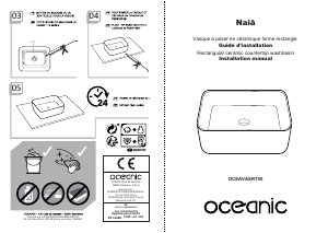 Handleiding Oceanic OCEAVASRT50 Wastafel