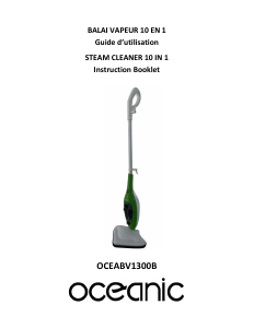 Manual Oceanic OCEABV1300B Steam Cleaner