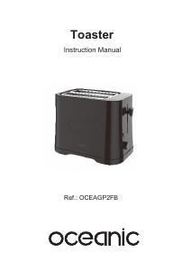 Handleiding Oceanic OCEAGP2FB Broodrooster