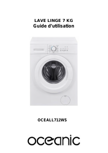 Mode d’emploi Oceanic OCEALL712WS Lave-linge