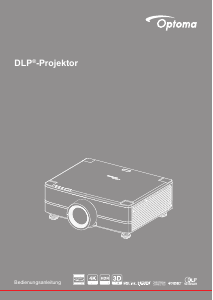 Bedienungsanleitung Optoma ZU820TST Projektor