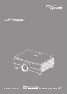 Bedienungsanleitung Optoma ZU725TST Projektor
