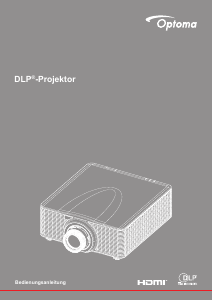Bedienungsanleitung Optoma ZU1300 Projektor