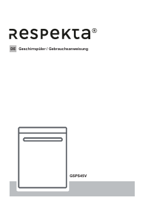 Bedienungsanleitung Respekta GSPS45V Geschirrspüler