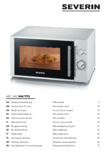 Manual Severin MW 7772 Microwave