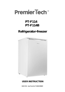 Handleiding PremierTech PT-F114 Koelkast